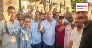 नाहन नगर परिषद चुनाव में जीत के बाद कपिल गर्ग उर्फ मोंटी