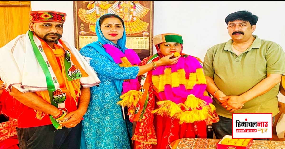 कुटलैहड़ विधानसभा की पंचायत लाठियांनी में तीन निर्विरोध वार्ड सदस्यों को विधायक विवेक शर्मा ने किया सम्मानित