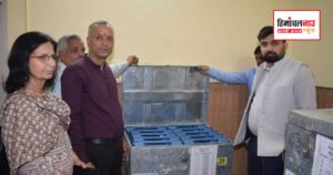 Solan Election / ईवीएम और वीवीपैट भंडारण कक्ष का निरीक्षण, राजनीतिक दलों के प्रतिनिधि रहे मौजूद