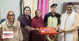हटली गांव में सूबेदार कुलदीप राज का स्वागत समारोह