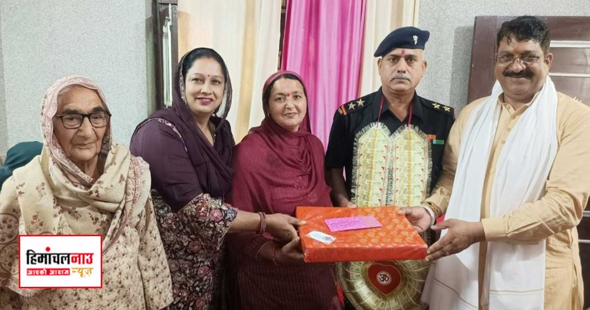 ऊना के हटली में सूबेदार कुलदीप राज का भव्य स्वागत, सम्मान समारोह आयोजित