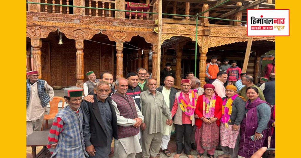 टटियाना पंचायत में निर्विरोध चयन की प्रक्रिया