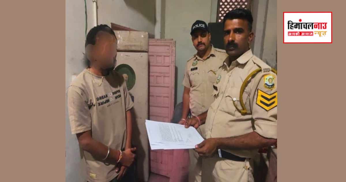 NDPS / ऊना-नंगल रोड पर यातायात चेकिंग के दौरान युवक से चिट्टा बरामद
