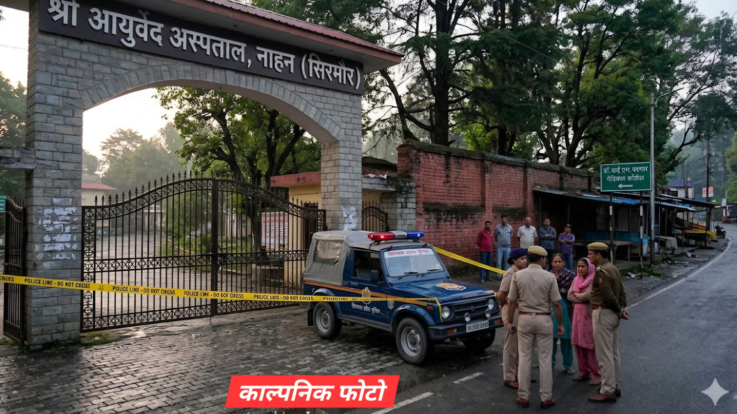 आयुर्वेदिक अस्पताल के गेट पर फंदे से लटका मिला सब्जी विक्रेता, क्षेत्र में सनसनी