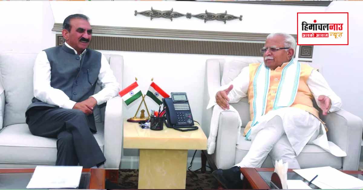 CM सुक्खू ने केंद्रीय मंत्री खट्टर से की मुलाकात, बिजली रॉयल्टी और शहरी परियोजनाओं पर उठाए मुद्दे