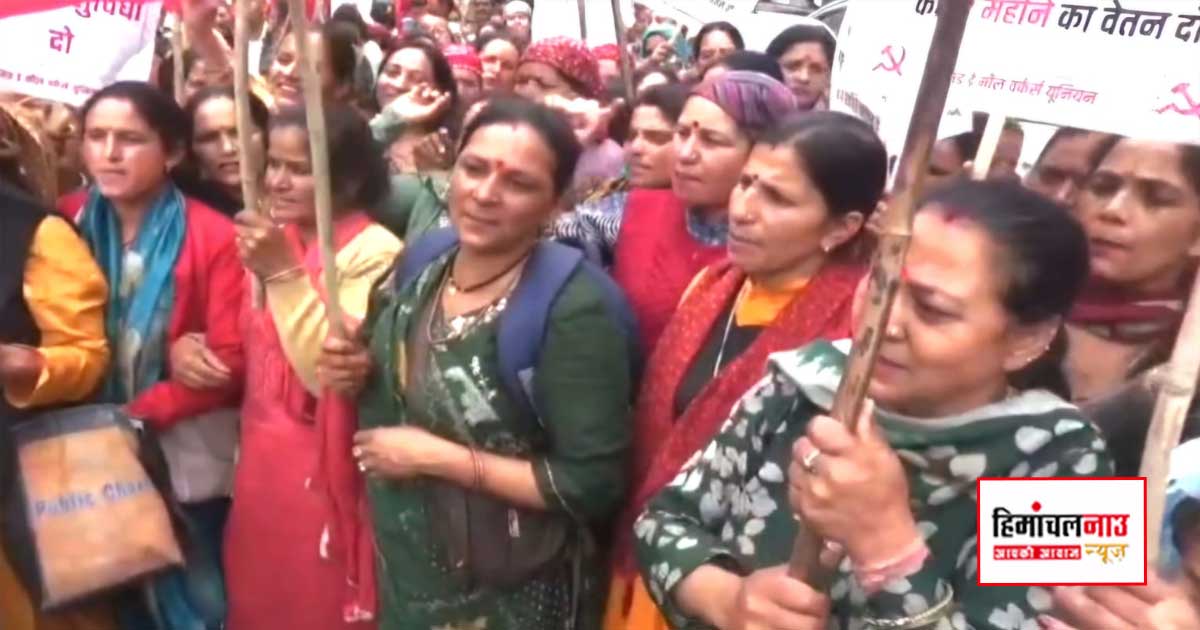 प्रदेशव्यापी हड़ताल पर मिड-डे मील वर्कर्स, सचिवालय तक गरजा विरोध