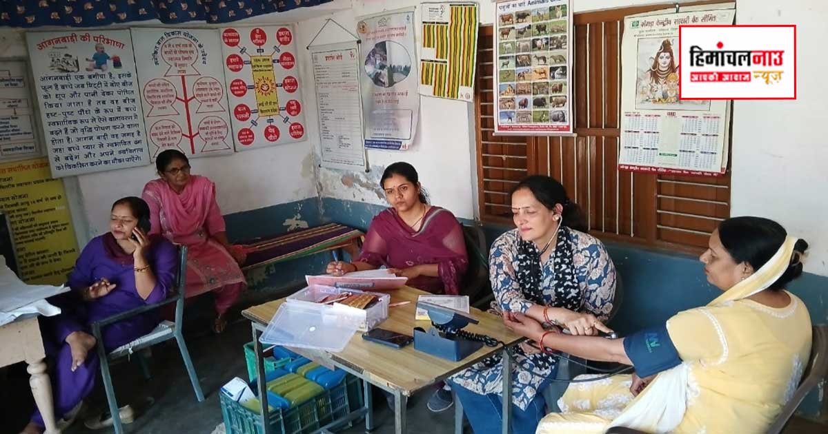 Mobile Health Service / कुरयाला में स्वास्थ्य जांच शिविर, 56 लोगों की हुई स्वास्थ्य जांच