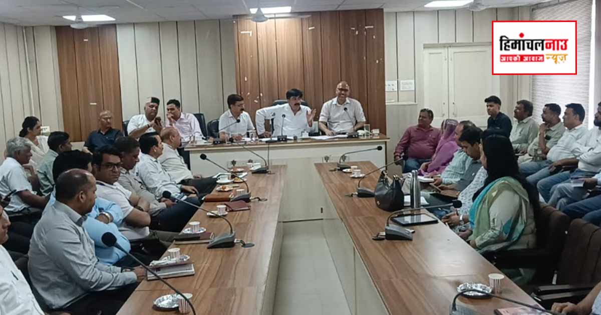 ऐतिहासिक जिला स्तरीय पिपलू मेला 24 से 26 जून तक मेला तैयारियों को लेकर विधायक विवेक शर्मा ने ली अधिकारियों की बैठक 