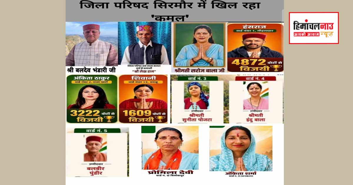 Election / जिला परिषद में फिर भाजपा का बहुमत, कांग्रेस के गढ़ों में भी लहराया जीत का परचम