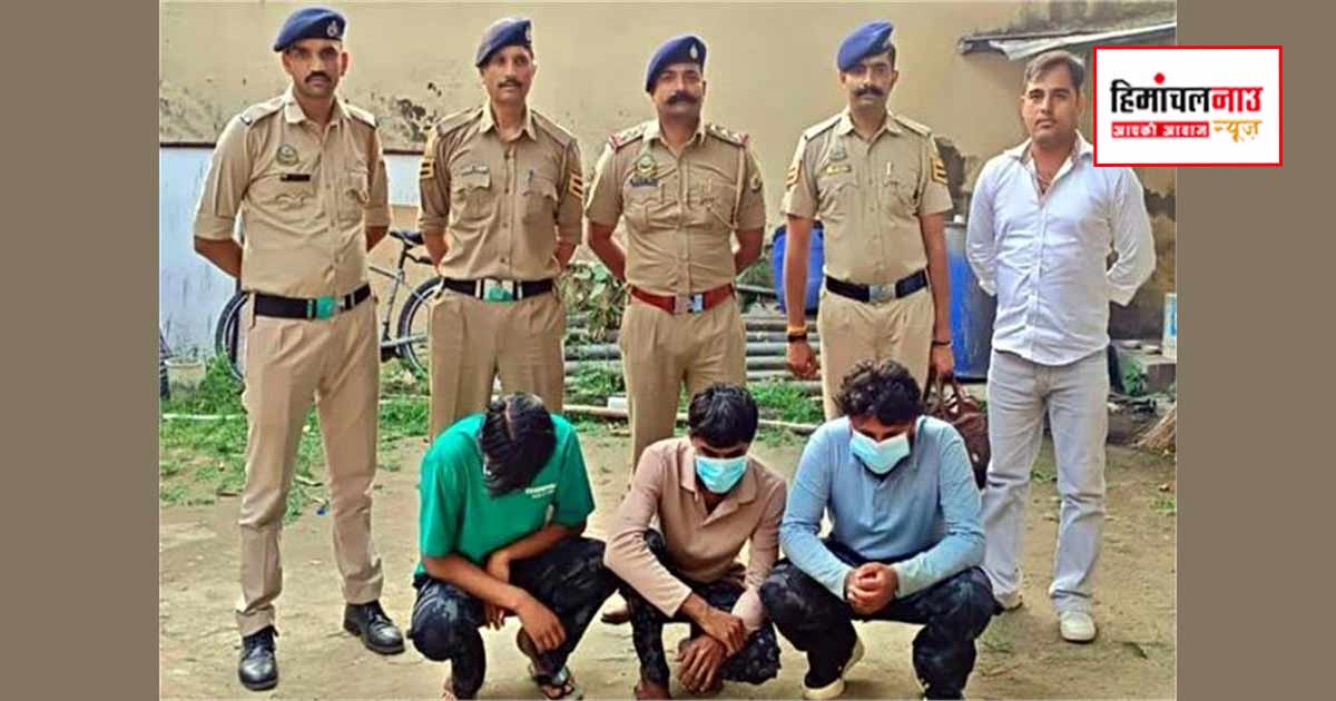 NDPS / नालागढ़ में पुलिस कार्रवाई, चिट्टा और नकदी के साथ तीन आरोपी गिरफ्तार