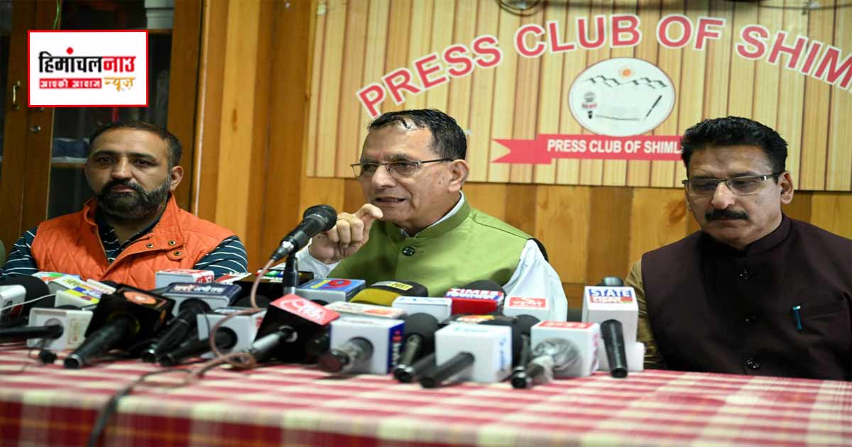 “संविधान बचाने का ढोंग बंद करे कांग्रेस, लोकतंत्र का सबसे बड़ा गला घोंटने वाली पार्टी वही” : सुरेश भारद्वाज