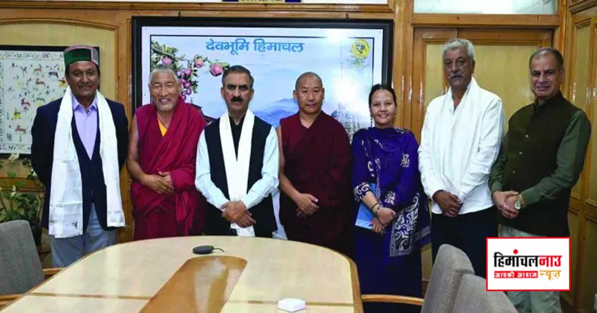 धर्मशाला में टोंगलेन ट्रस्ट प्रतिनिधिमंडल ने मुख्यमंत्री से की भेंट, शिक्षा सहयोग पर हुई चर्चा
