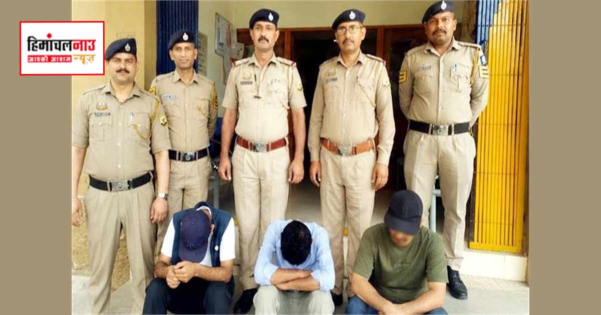 NDPS / शिमला के कोटखाई में 64 ग्राम चिट्टा बरामद, तीन आरोपी गिरफ्तार, पुलिस रिमांड पर भेजे गए