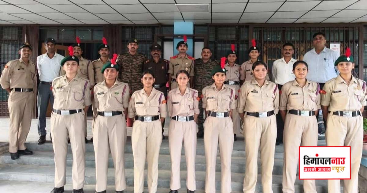 एनसीसी नामांकन एवं रैंक वितरण समारोह का आयोजन, नवप्रवेशी कैडेटों का हुआ स्वागत