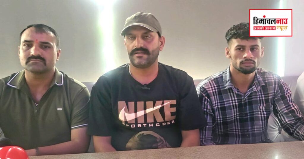 श्री रेणुकाजी बांध परियोजना के विस्थापितों की प्रेस वार्ता