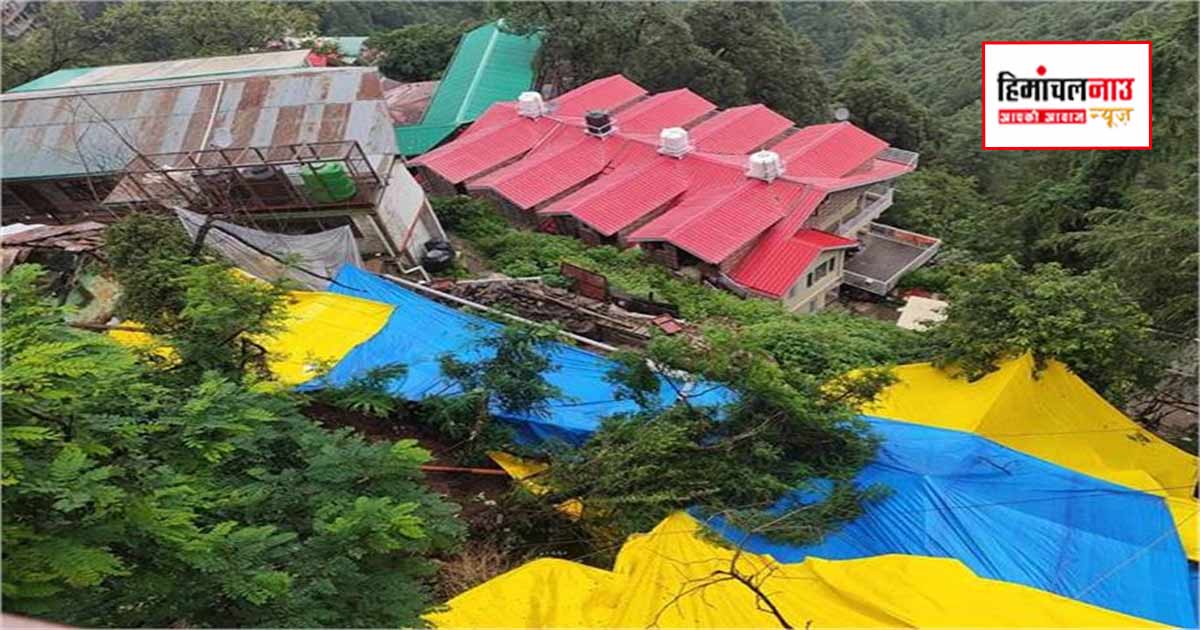 Landslide / शिमला के संजौली क्षेत्र में भूस्खलन, कई मकानों की सुरक्षा को लेकर प्रशासन सतर्क
