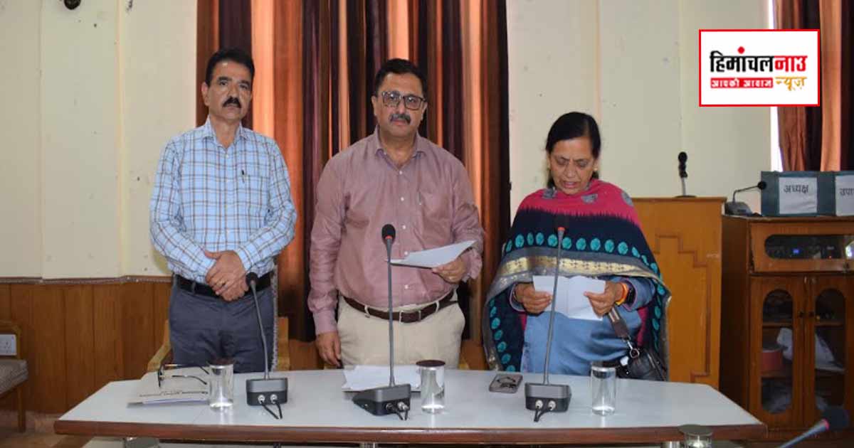 सोलन जिला परिषद के अध्यक्ष पद पर शीला देवी और उपाध्यक्ष पद पर पंकज शर्मा निर्विरोध निर्वाचित