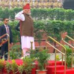 80वें स्वतंत्रता दिवस पर लाल किले पहुंचे प्रधानमंत्री नरेंद्र मोदी