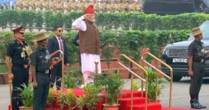 80वें स्वतंत्रता दिवस पर लाल किले पहुंचे प्रधानमंत्री नरेंद्र मोदी