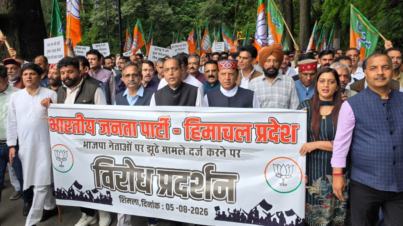 शिमला से भाजपा का बिगुल, अब हर विधानसभा और मंडल में हर माह होंगे कांग्रेस सरकार के खिलाफ धरना-प्रदर्शन : डॉ. राजीव बिंदल