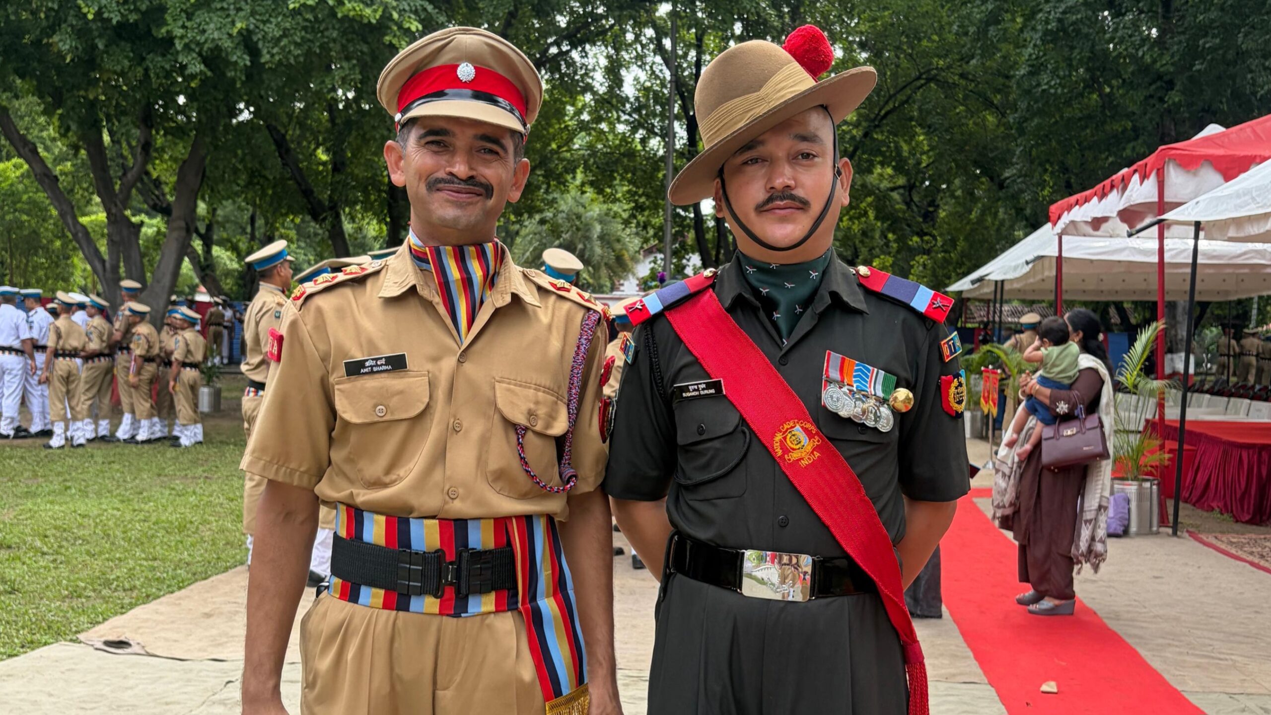 शमशेर स्कूल के शिक्षक अमित शर्मा बने एनसीसी सेकंड ऑफिसर, कंधों पर सजे दो सितारे