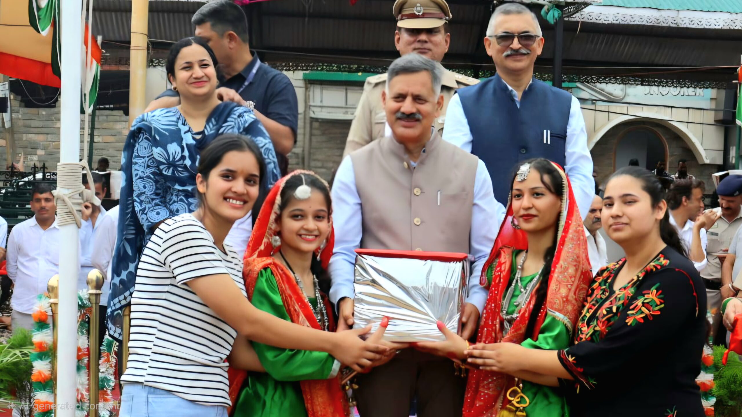 नाहन चौगान में शान से लहराया तिरंगा, मंत्री राजेश धर्माणी ने परेड की सलामी लेकर दिया विकसित हिमाचल का संदेश