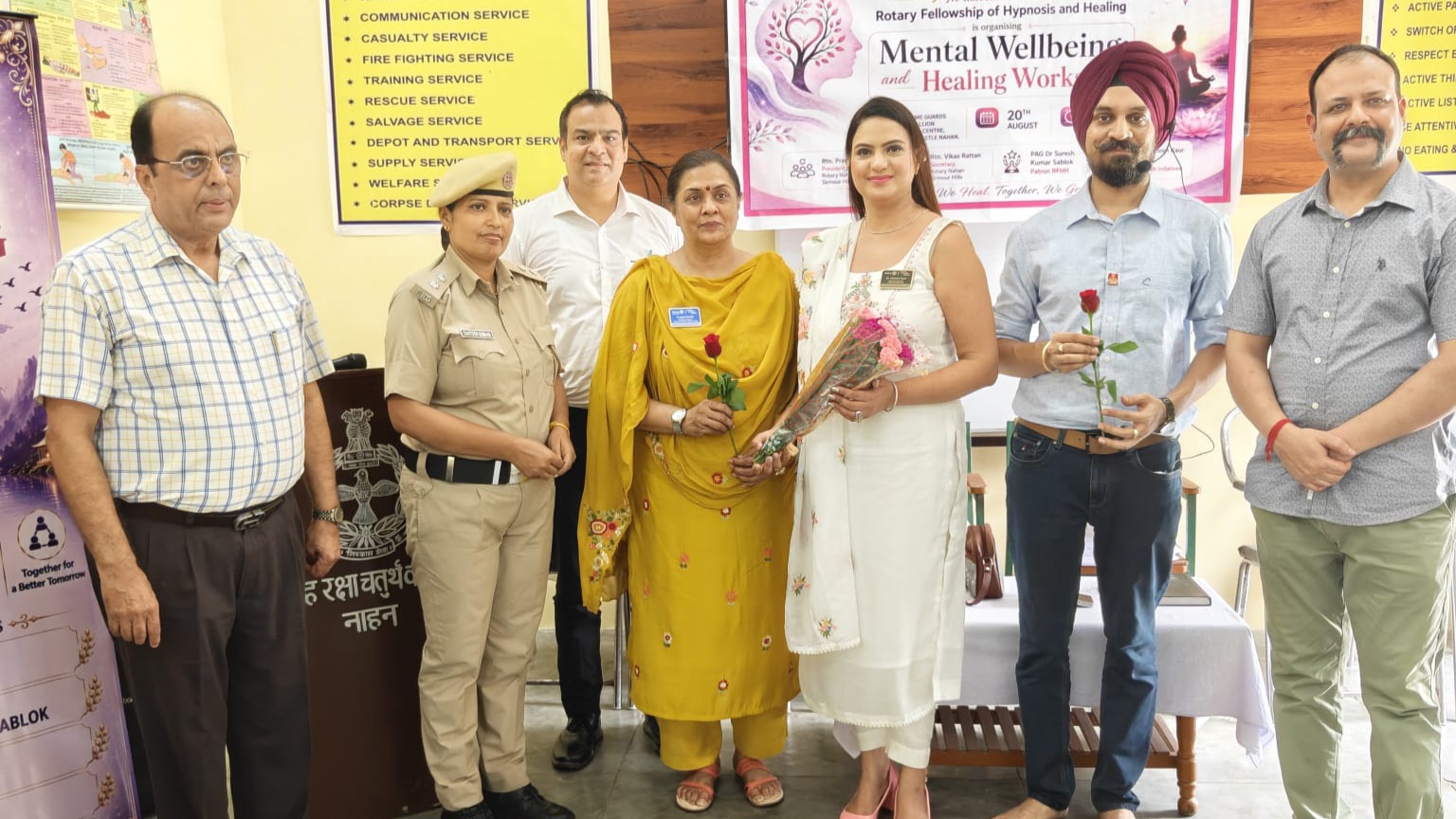 मानसिक स्वास्थ्य और भावनात्मक संतुलन को लेकर नाहन में कार्यशाला, तनाव से निपटने के दिए टिप्स