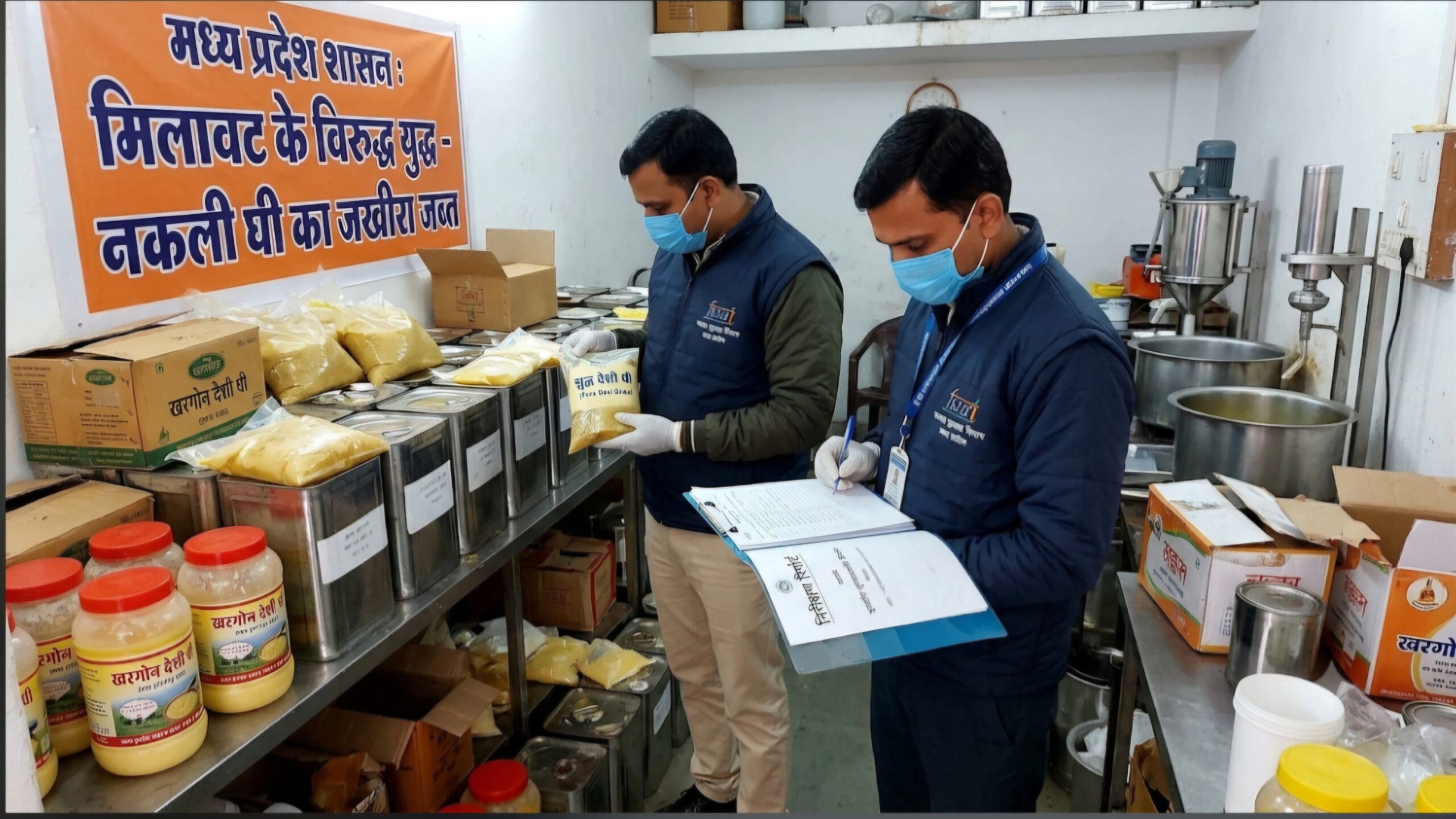 देश में यहां मिला नकली घी का बड़ा जखीरा! 2.17 लाख का 364 लीटर संदिग्ध घी जब्त, छापे के बाद मचा हड़कंप