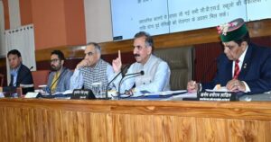 भूतपूर्व सैनिक कल्याण बोर्ड की बैठक में मुख्यमंत्री सुखविन्द्र सिंह सुक्खू