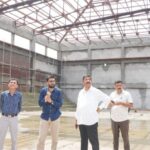 राजकीय महाविद्यालय खड्ड का निर्माणाधीन इनडोर स्टेडियम