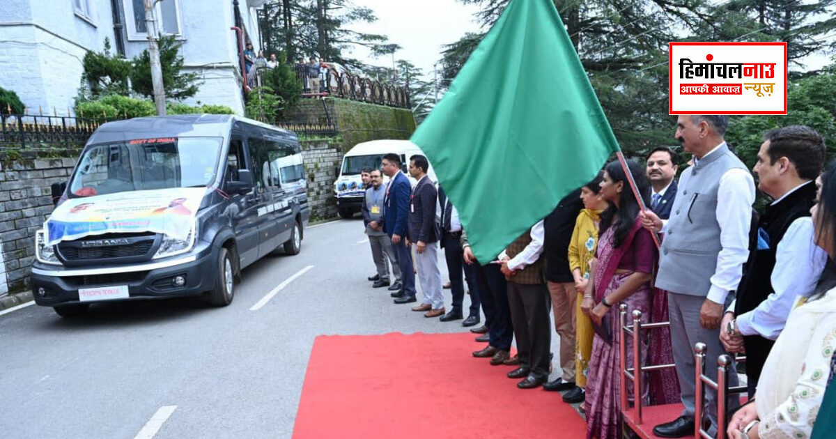 Himachal Government / सीएम सुक्खू ने ‘थेरेपी ऑन व्हील्स’ के तीन मोबाइल रिसोर्स सेंटर वाहनों को दिखाई हरी झंडी