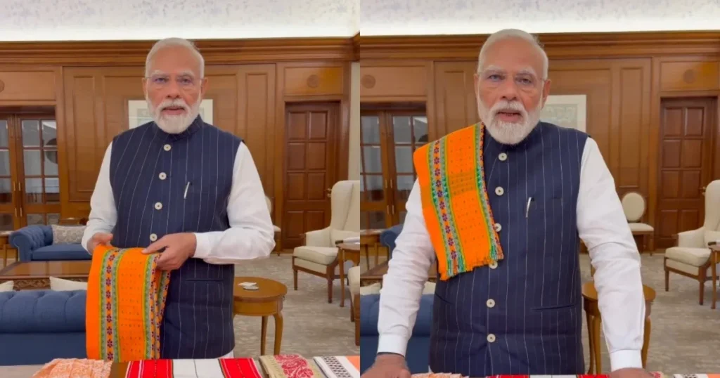 राष्ट्रीय हथकरघा दिवस पर प्रधानमंत्री नरेंद्र मोदी की स्थानीय कपड़ों को बढ़ावा देने की अपील