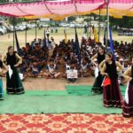 भूमति में अंडर-19 खेलकूद प्रतियोगिता का शुभारंभ करते संजय अवस्थी