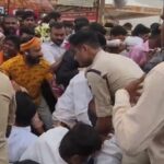 उज्जैन महाकाल मंदिर क्षेत्र में श्रद्धालुओं की भारी भीड़