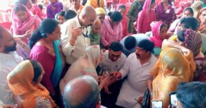 डठवाड़ा के जनसंवाद कार्यक्रम में विधायक विवेक शर्मा