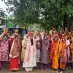 माता भद्रकाली मंदिर में राधा-कृष्ण प्राण प्रतिष्ठा समारोह