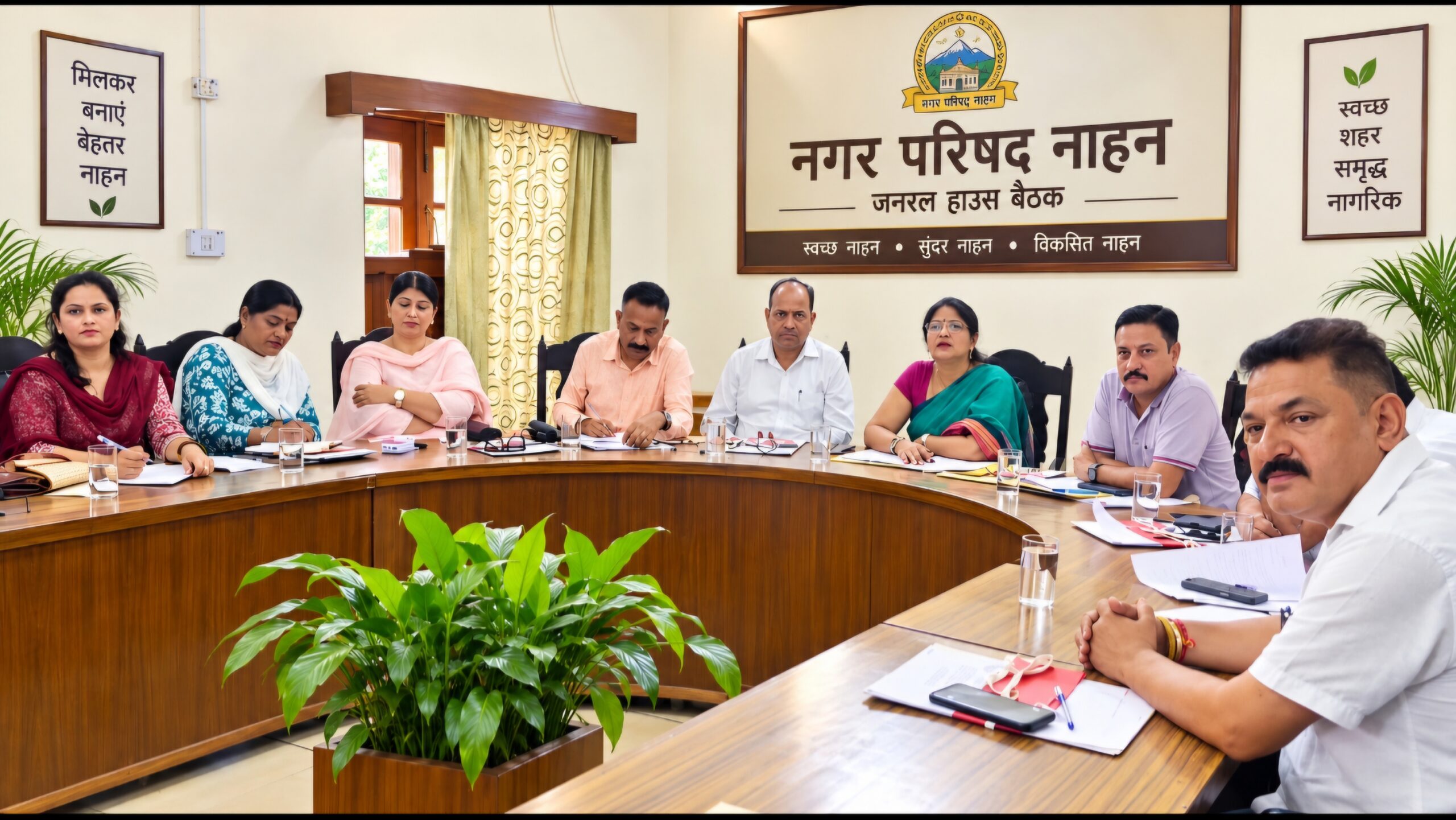 नाहन नगर परिषद के जनरल हाउस में उठा शहर की बदहाल गलियों, सफाई और आवारा कुत्तों का मुद्दा