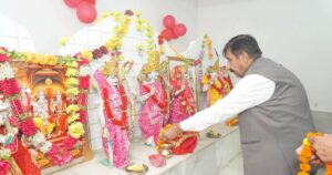 भदसाली अप्पर मंदिर के धार्मिक आयोजन में उप मुख्यमंत्री मुकेश अग्निहोत्री