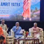 सिद्धबाड़ी में चिन्मय अमृत महोत्सव को संबोधित करते राज्यपाल कविंद्र गुप्ता