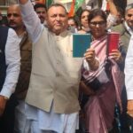 शिमला में मुख्य चुनाव आयुक्त के खिलाफ कांग्रेस का प्रदर्शन