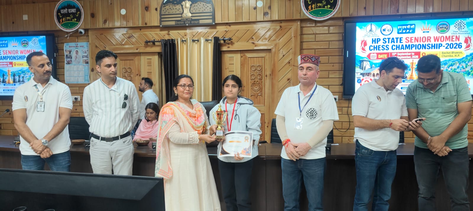 स्निग्धा शर्मा ने जीती एचपी स्टेट सीनियर वूमेन चेस चैंपियनशिप-2026