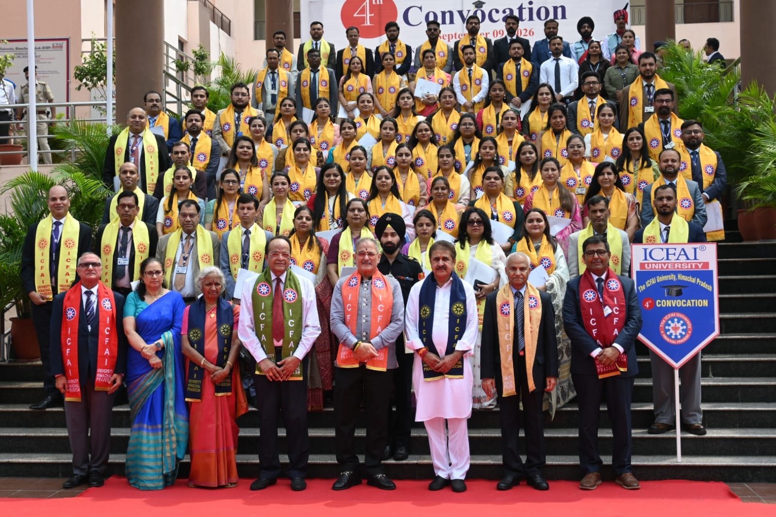 आईसीएफएआई विश्वविद्यालय का चौथा दीक्षांत समारोह, राज्यपाल ने मेधावियों को दिए स्वर्ण पदक
