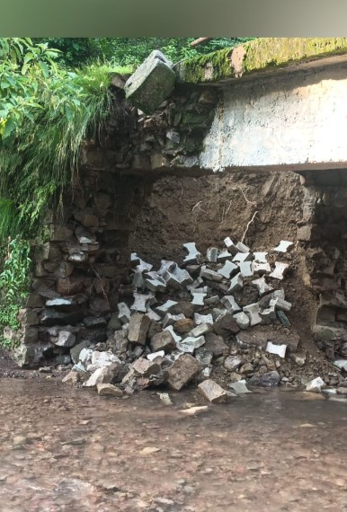नाहन की रामाधौण-धगेड़ा पंचायतों में बारिश से भारी नुकसान, 100 बीघा जमीन बही
