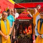 नाहन में वामन द्वादशी मेले की देव पालकी शोभायात्रा