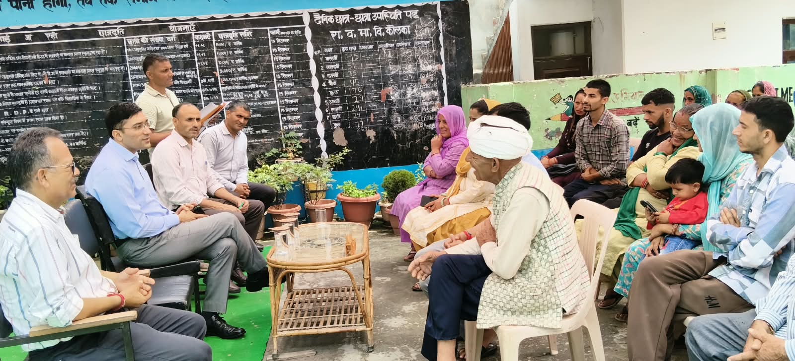 प्रवास: उपायुक्त मुकेश रेपस्वाल ने कोलका क्षेत्र के स्कूलों का किया निरीक्षण