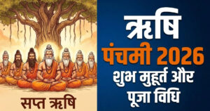 ऋषि पंचमी 2026 पर सप्तऋषि पूजन