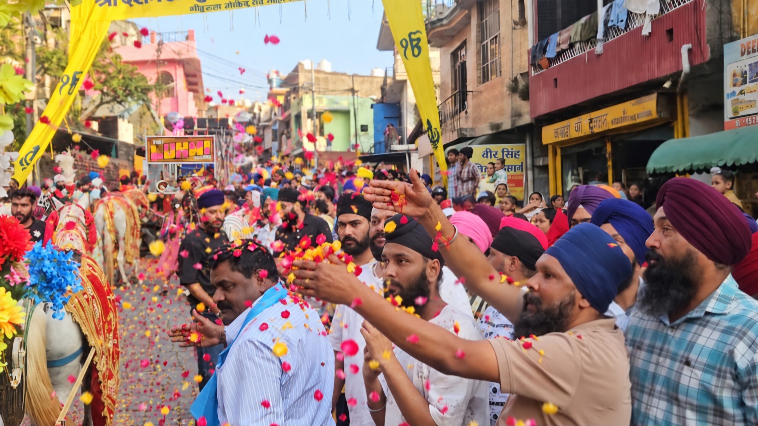 जिन हाथों में पत्थर थे, आज उन्हीं हाथों से बरसे फूल; नाहन में फिर जीता भाईचारा