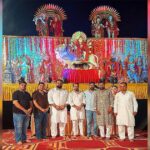 ओमैक्स पार्कवुड बद्दी में मां भगवती जागरण के दौरान उपस्थित कार्यकारिणी