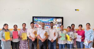 बंगाणा महाविद्यालय में राजनीति विज्ञान सेमिनार में उपस्थित विद्यार्थी