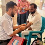 भदौड़ी में सांसद मोबाइल स्वास्थ्य सेवा का जांच शिविर